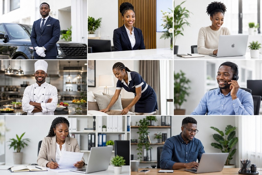 Pukena professionals — drivers, household staff, office support and remote talent across Nigeria.